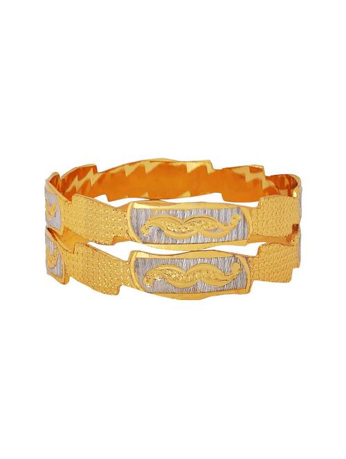 gold brass bangle - 15186343 - Standard Image - 1