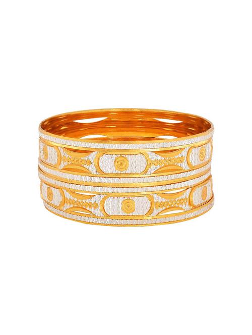 white brass bangle - 15186346 - Standard Image - 1