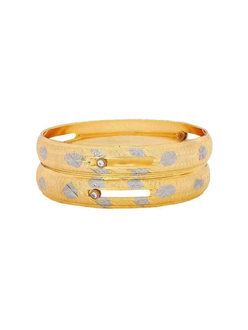 gold brass bangle - 15186350 - Zoom Image - 1