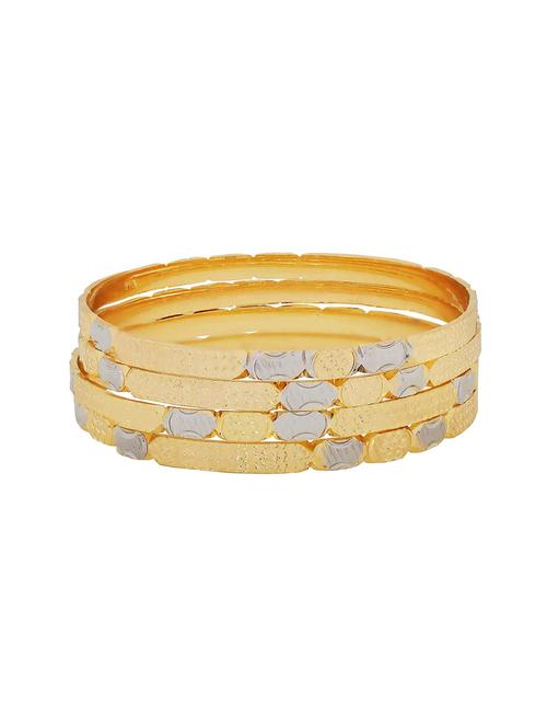 gold brass bangle - 15186351 - Standard Image - 1