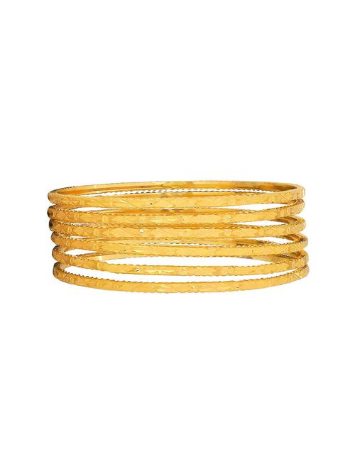gold brass bangle - 15186359 - Standard Image - 1