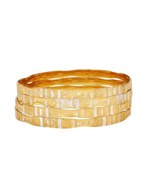 gold brass bangle - 15186362 - Standard Image - 1