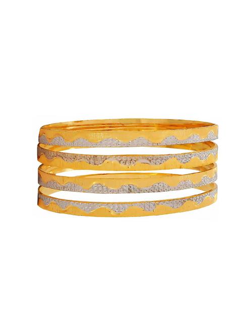 gold brass bangle - 15186365 - Standard Image - 1