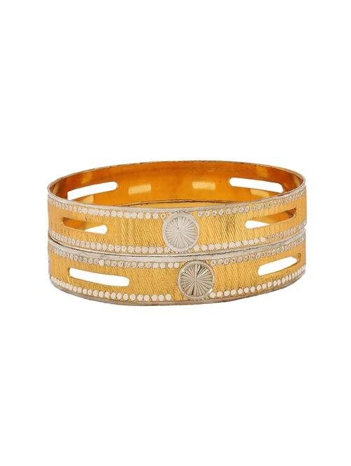 gold brass bangle - 15186379 - Standard Image - 1