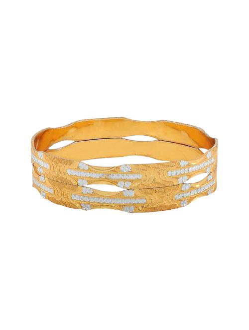 gold brass bangle - 15186381 - Standard Image - 1