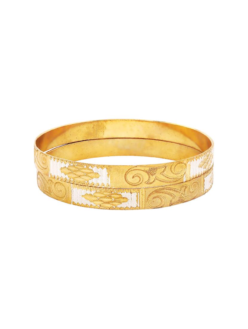 gold brass bangle - 15186385 - Zoom Image - 1