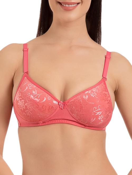 pink solid bra - 15186546 - Standard Image - 1