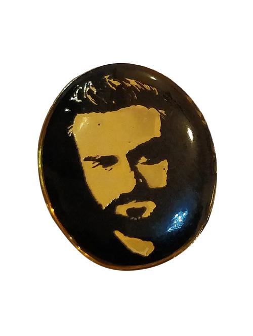black metal brooch - 15186969 - Standard Image - 1