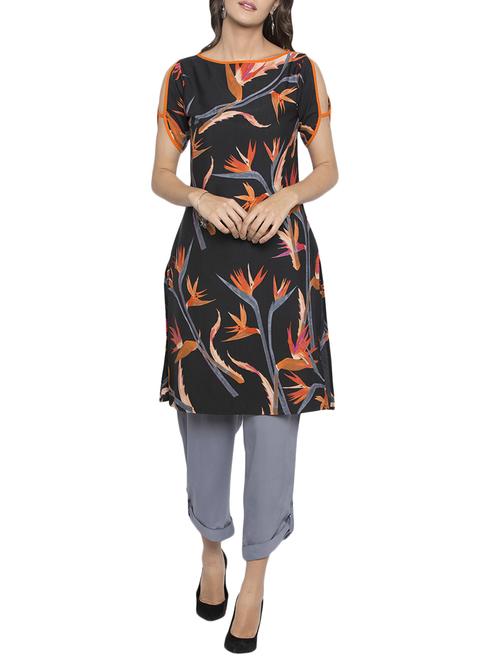 straight printed kurta - 15187026 - Standard Image - 1