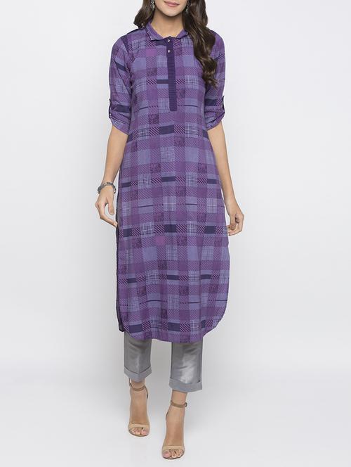 straight printed kurta - 15187126 - Very Small Image - 1