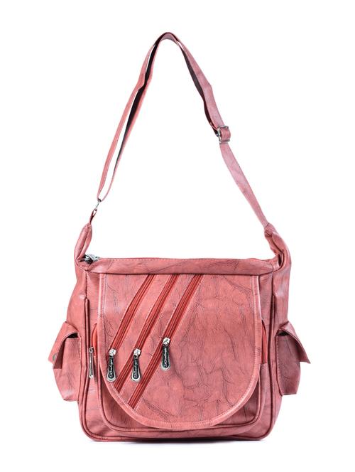 brown leatherette regular sling bag - 15187207 - Standard Image - 1
