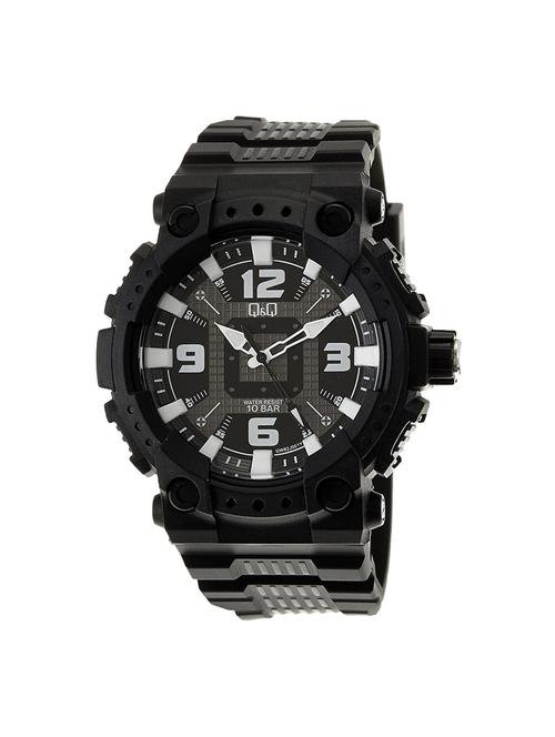 Q&Q Regular Analog Black Dial Men's Watch - GW82J001Y - 15187295 - Standard Image - 1