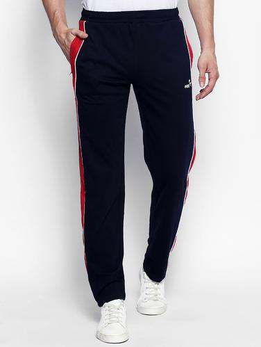 navy blue polyester full length track pant - 15188587 - Very Small Image - 1