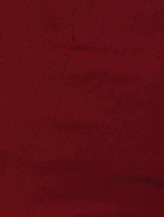 maroon solid cotton pencil skirt - 15188889 - Zoom Image - 5