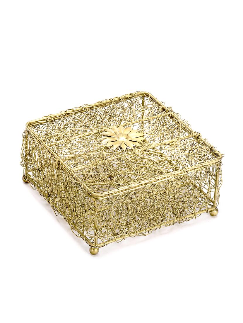 golden jaal patterened gift box - 1 pcs - 15188921 - Zoom Image - 1