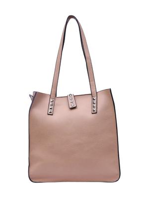 beige leatherette (pu) combo tote - 15189636 - Standard Image - 3