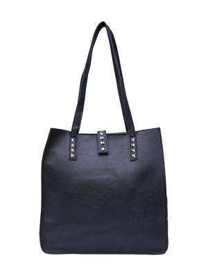 black leatherette (pu) combo tote - 15189637 - Standard Image - 3