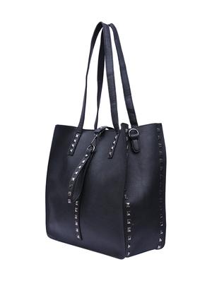 black leatherette (pu) combo tote - 15189637 - Standard Image - 5