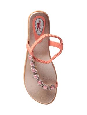 orange back strap sandal - 15189875 - Standard Image - 4