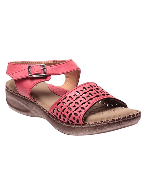maroon ankle strap sandal - 15189879 - Standard Image - 1