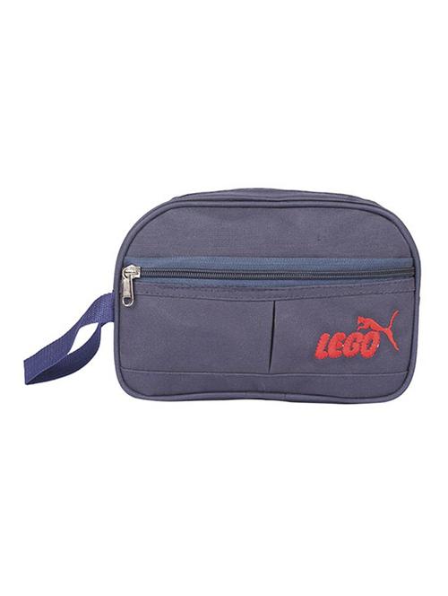 blue leatherette (pu) regular pouch - 15189886 - Standard Image - 1