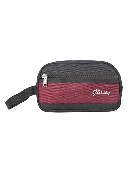 black leatherette (pu) regular pouch - 15189892 - Standard Image - 1