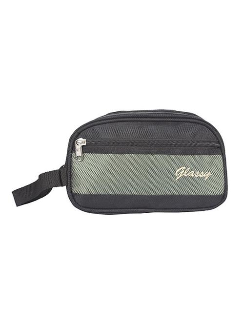 black leatherette (pu) regular pouch - 15189898 - Standard Image - 1