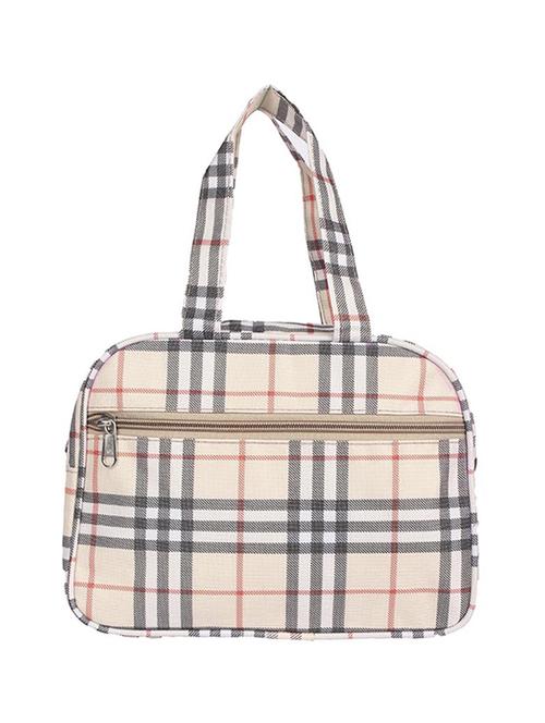 cream cotton polyester blend regular handbag - 15189926 - Very Small Image - 1