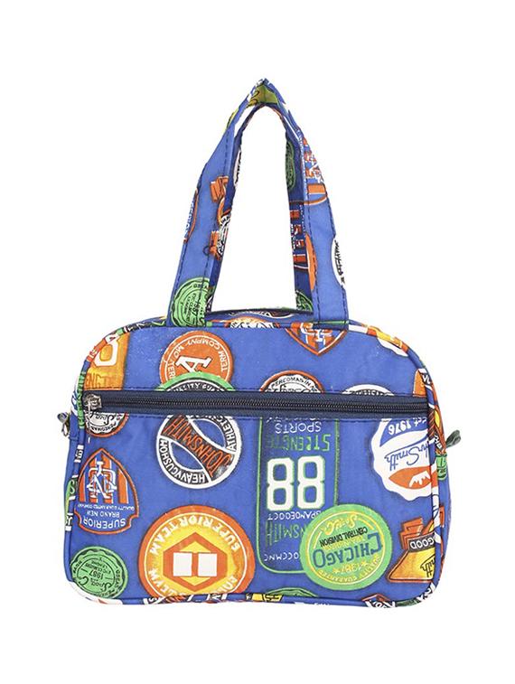 blue cotton polyester blend regular handbag - 15189929 - Zoom Image - 1