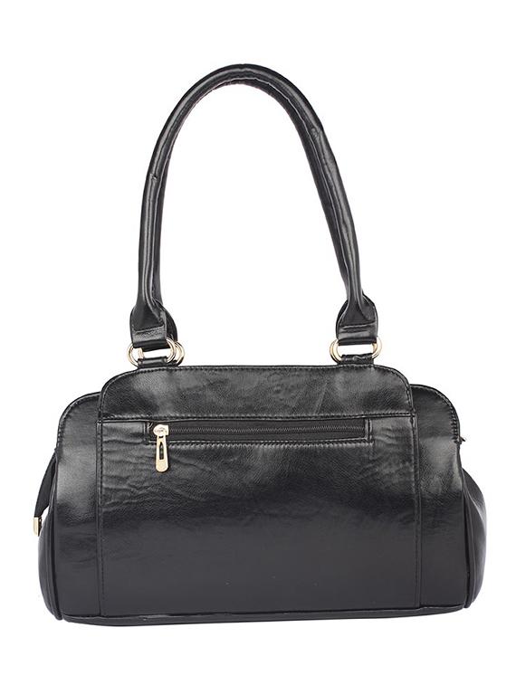 black leatherette (pu) regular handbag - 15189955 - Zoom Image - 2