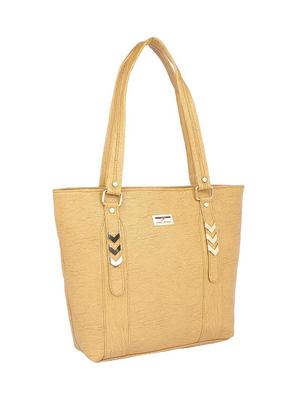yellow leatherette (pu) regular handbag - 15189958 - Standard Image - 4