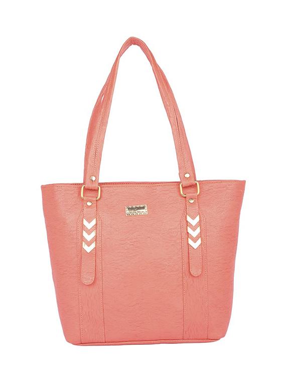 orange leatherette (pu) regular handbag - 15189959 - Zoom Image - 1