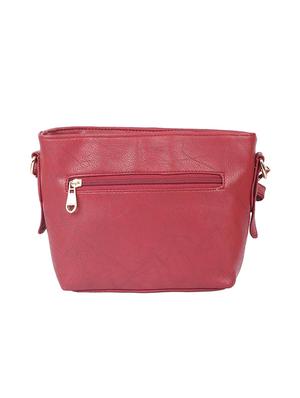 pink leatherette (pu) regular sling bag - 15189993 - Standard Image - 2