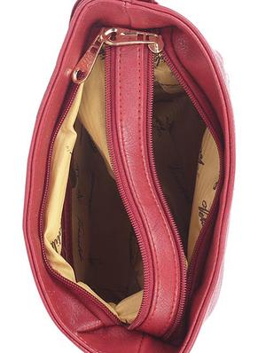 pink leatherette (pu) regular sling bag - 15189993 - Standard Image - 3