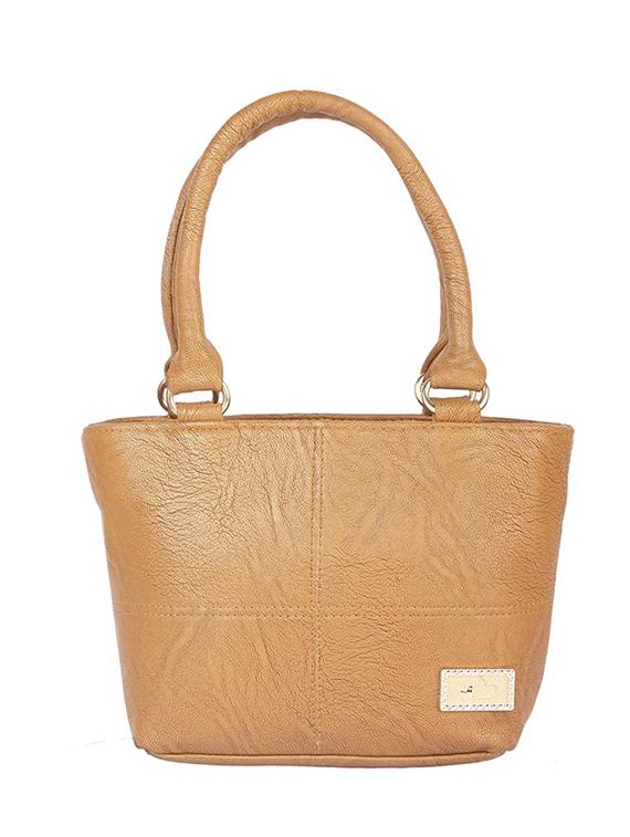 brown leatherette (pu) regular handbag - 15190004 - Zoom Image - 1