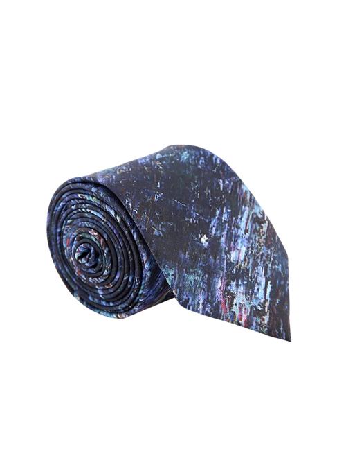 multi colored micro-fibre tie - 15190401 - Standard Image - 1