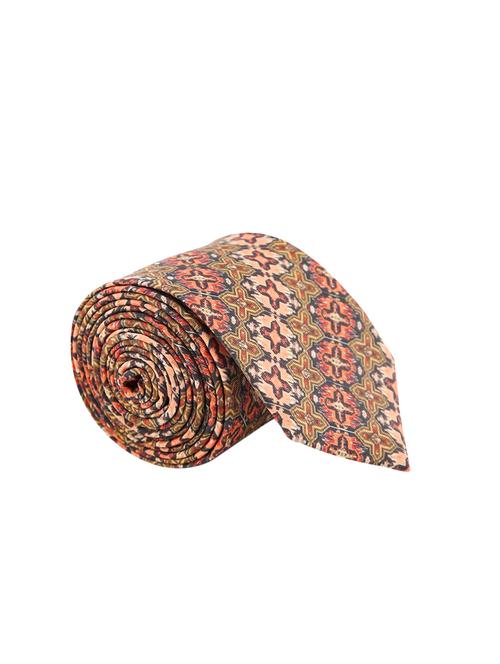 multi colored micro-fibre tie - 15190403 - Standard Image - 1