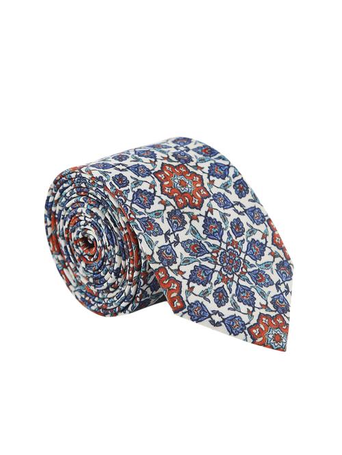 multi colored micro-fibre tie - 15190408 - Standard Image - 1