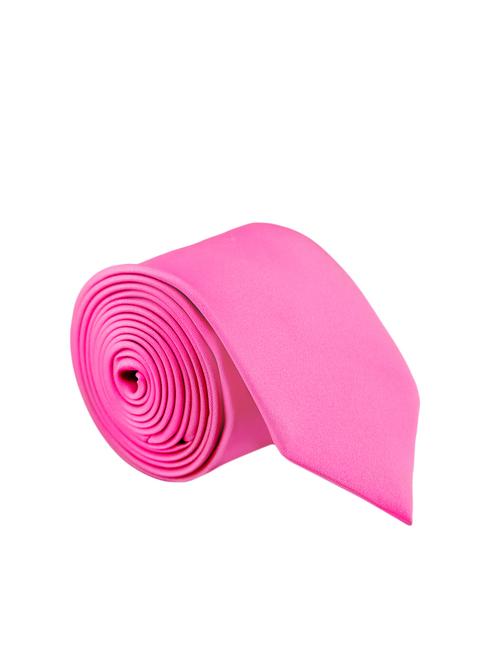 pink satin tie - 15190411 - Standard Image - 1
