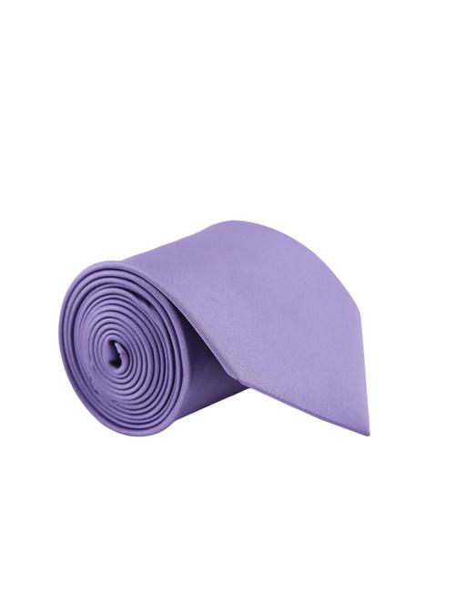 purple satin tie - 15190413 - Standard Image - 1