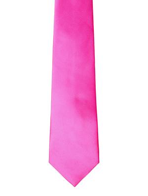 pink satin tie - 15190414 - Standard Image - 3