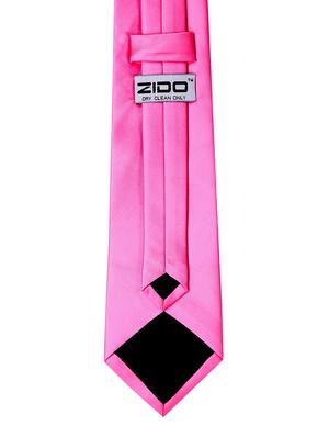 pink satin tie - 15190414 - Standard Image - 4