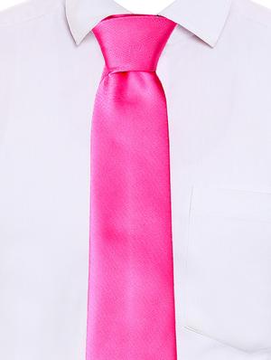 pink satin tie - 15190414 - Standard Image - 5