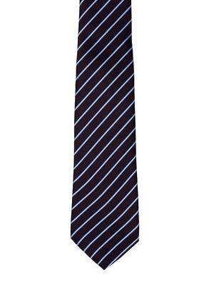 blue satin tie - 15190417 - Standard Image - 3
