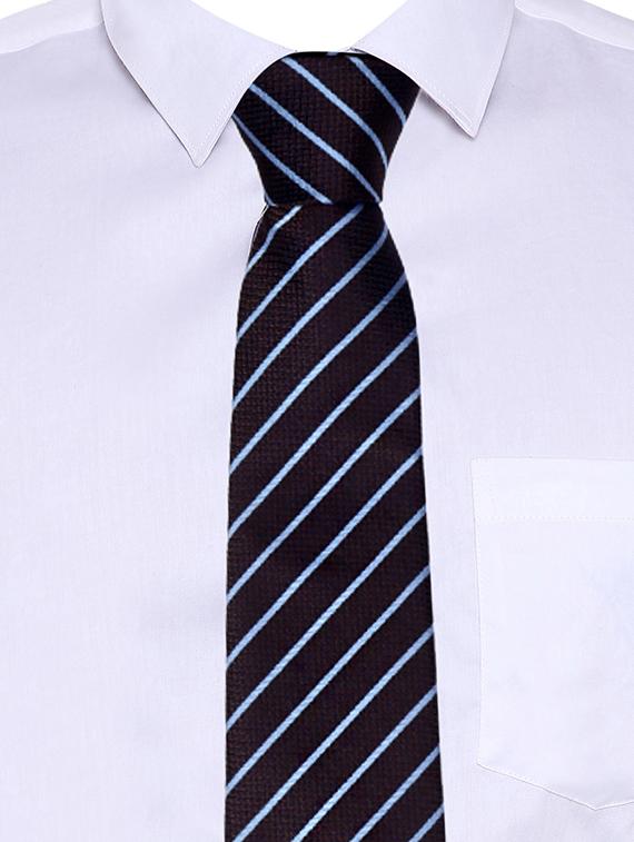 blue satin tie - 15190417 - Zoom Image - 5
