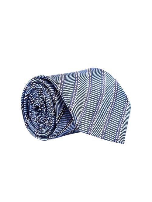 blue satin tie - 15190420 - Standard Image - 1