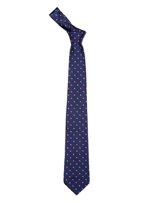 blue blended tie - 15190429 - Standard Image - 1
