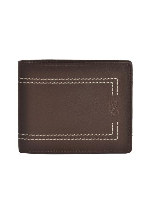 brown leatherette wallet - 15190968 - Standard Image - 1
