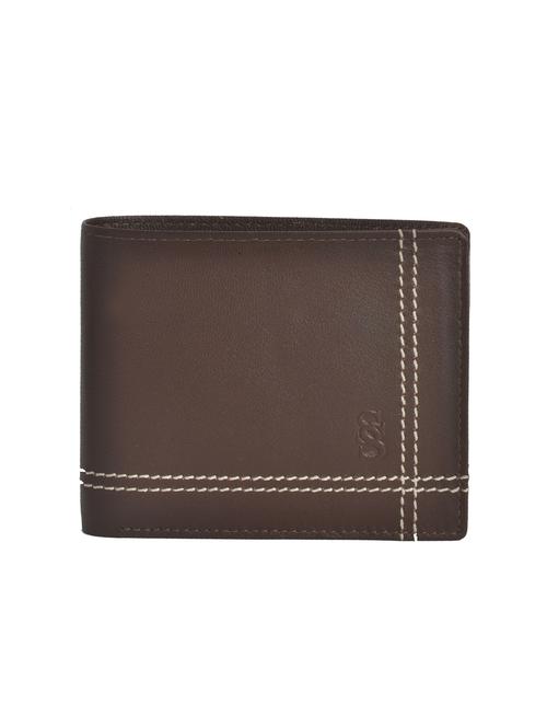 brown leatherette wallet - 15190971 - Standard Image - 1