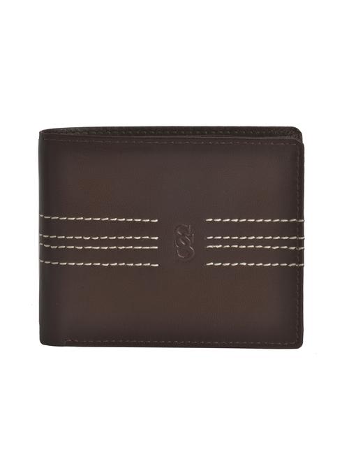 brown leatherette wallet - 15190974 - Standard Image - 1